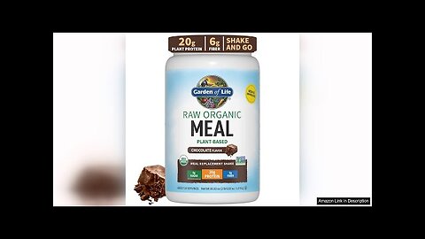 Garden of Life Raw Organic Meal Replacement Shakes - Chocolate Plant Based Review