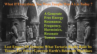 Lost Empire Of Tartaria: What Tartaria Really Built Its Towers For Power Resonant Machines Earth's
