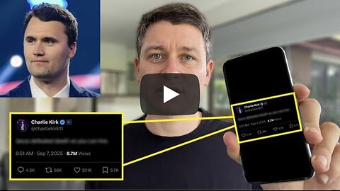 He Posted THIS Just Before He Died... (Charlie Kirk)