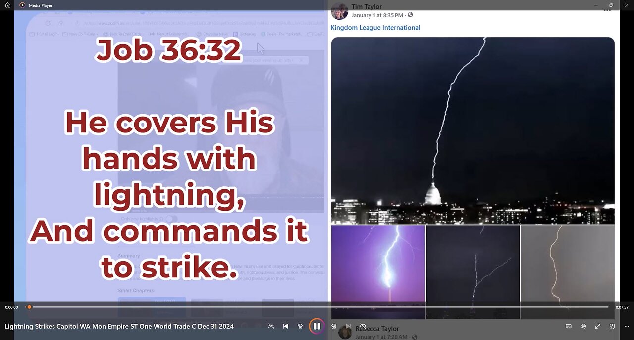 What Do the Lightning Strikes on the Capitol and One World Trade Center on New Years Eve Mean?