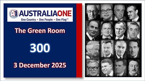 AustraliaOne Party (GR) - 300 (3 December 2025, 8:00pm AEDT)