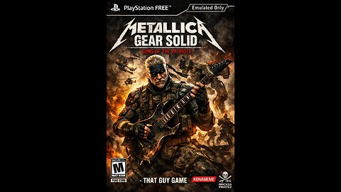 Metallica Geer Solid Four (4) The Guns (Are Cool) of the Patriots aka That Guy Game (THE PS3)