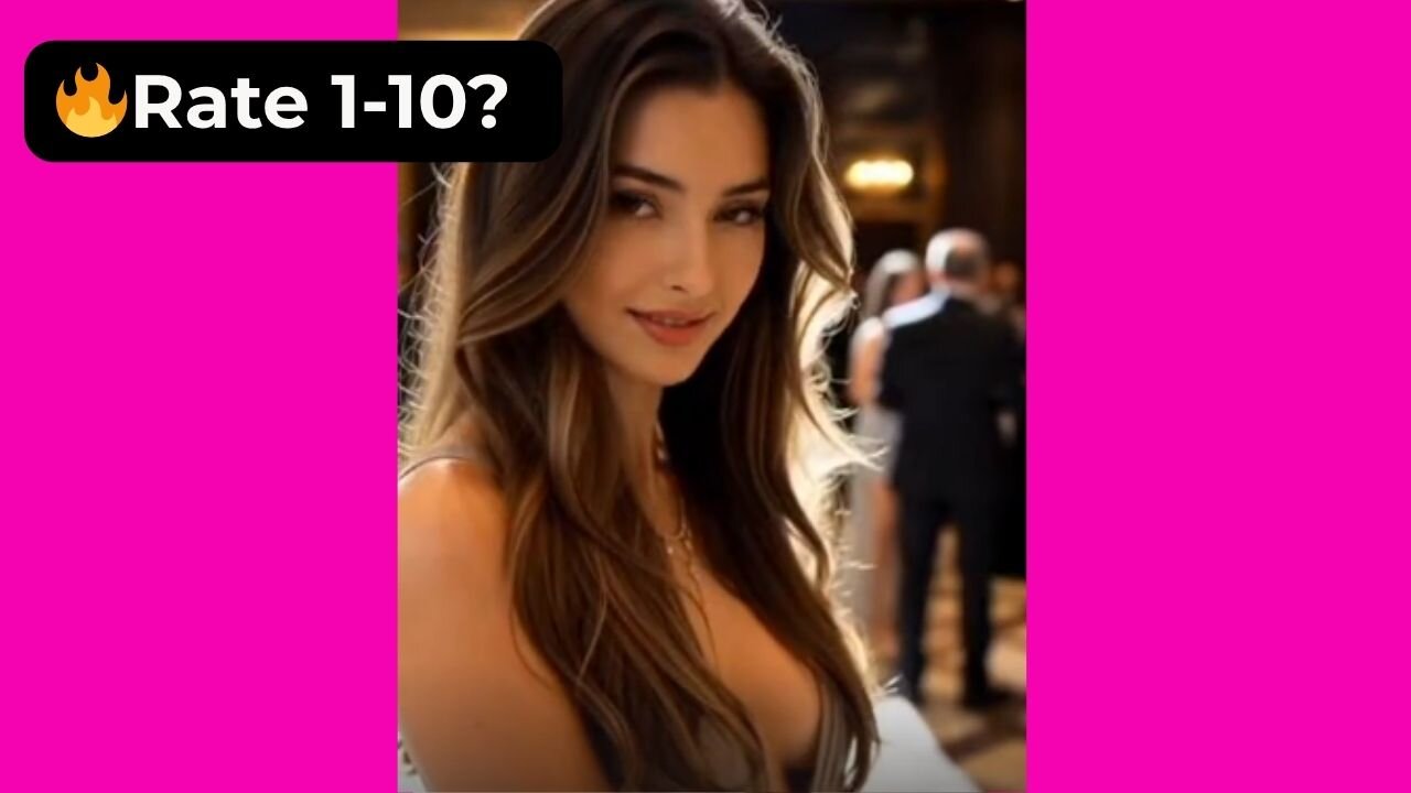 🔥 Rate Her Chest & That Massive Necklace in This Low-Cut Top 1-10? 😍 Supermodel 4K