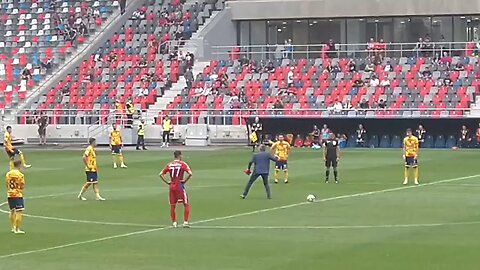 CSA Steaua vs Ripensia Timișoara (Iosif Rotariu lovitura de incepere a meciului)