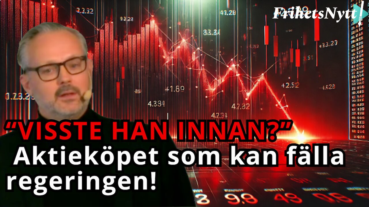 Ministerns aktieköp skakar Sverige – insiderhandel i maktens korridorer?- Jan Berger