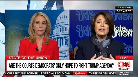 Sen Amy Klobuchar Calls For Courts To Jail Trump Officials