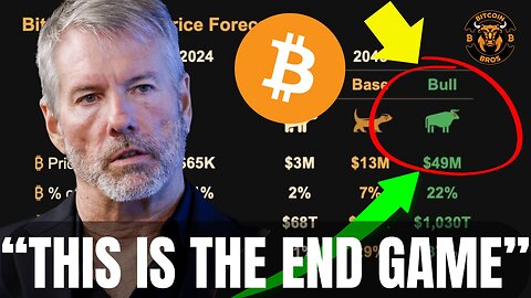 PAY ATTENTION: $MSTR Holders This Is The END GAME! - Michael Saylor BTC News