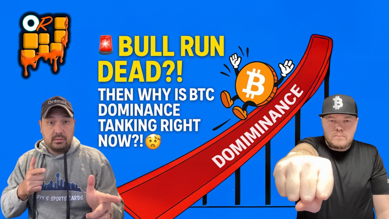 🚨BULL RUN DEAD?!🔥 Then WHY Is BTC Dominance sliding down right Now… What’s REALLY Going On?!🤯