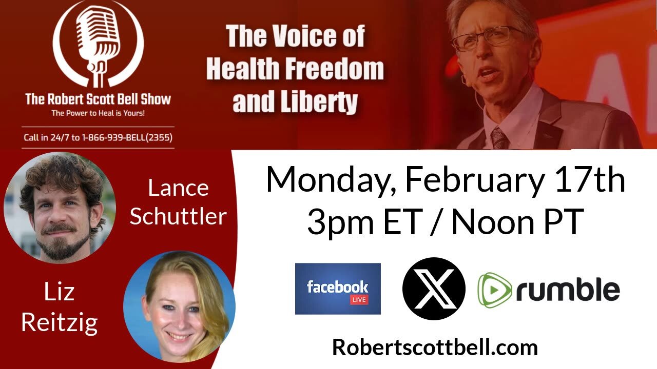 Public Health Agenda, Lance Schuttler, Ascent Nutrition, Memory Support, Liz Reitzig, Nourishing Liberty, Food Freedom - The RSB Show 2-17-25