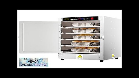 VEVOR Hot Box Food Warmer 19"x19"x29" Concession Warmer with Water Tray Five Review