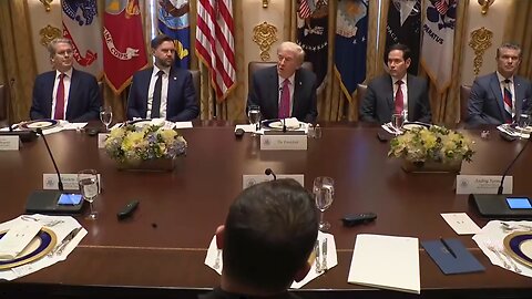 President Trump Participates in a Bilateral Lunch with the President of Ukraine