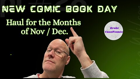 New Comic Book Day Haul for the Month of Nov/Dec 2025.