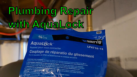 Plumbing Repair with AquaLock