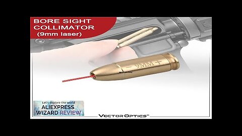 Vector Optics 9mm collimator Laser Pointer Hunting Red Light Laser Hit 9mm Review