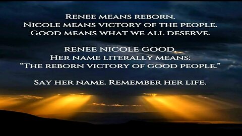 In Memory of Renee Nicole Good