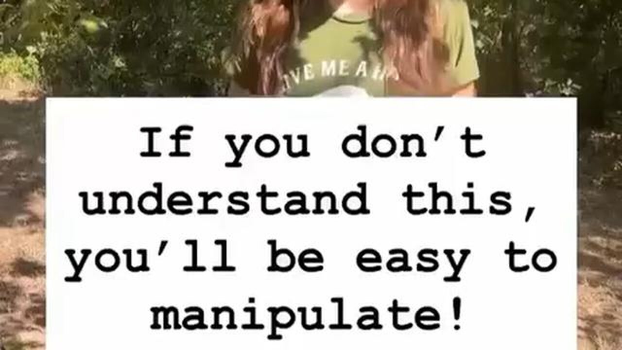 If you don't understand this trick, you will be easy to manipulate