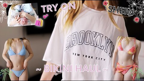 Beautiful Girls Allissa SHEIN Bikini Try On Haul 👙💕 HD