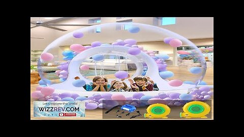 TPU Inflatable Bubble House 10 FT Upgraded Double Air Duct Commercial Review