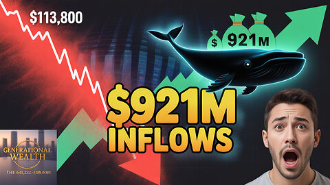 BTC Drops to $113K But $921M Inflows Signal Bulls Are Coming | Crypto News Today