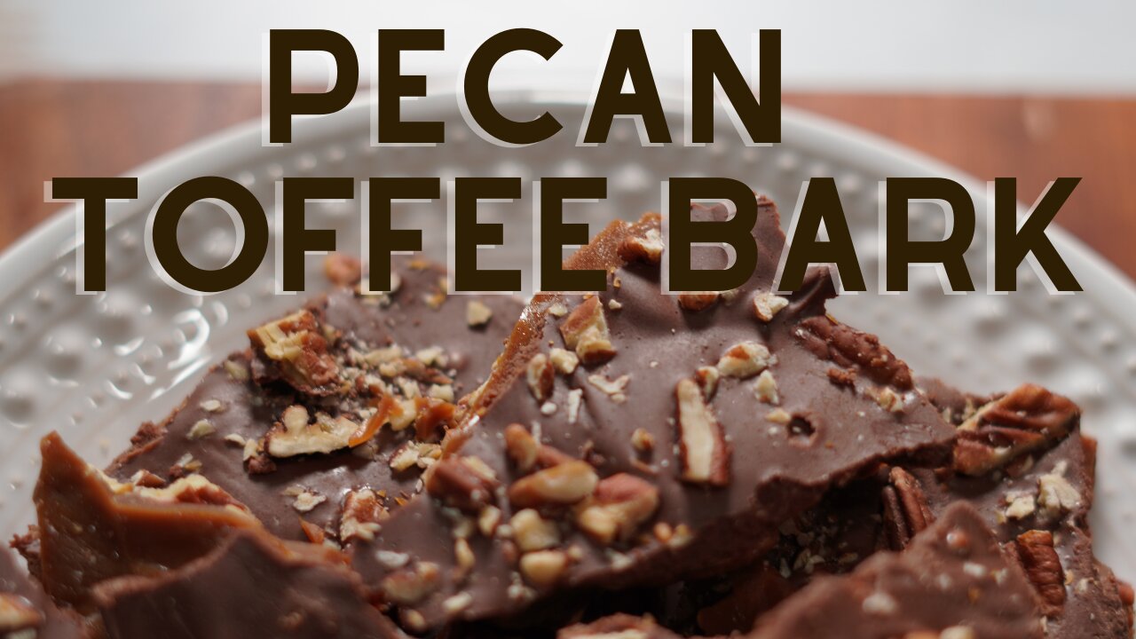 So ADDICTIVE * Pecan Toffee Bark Recipe