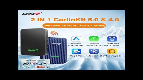 CarlinKit 5.0 Wireless Android Auto CarPlay AIBox Wireless Adapter Spotify Waze Car Review