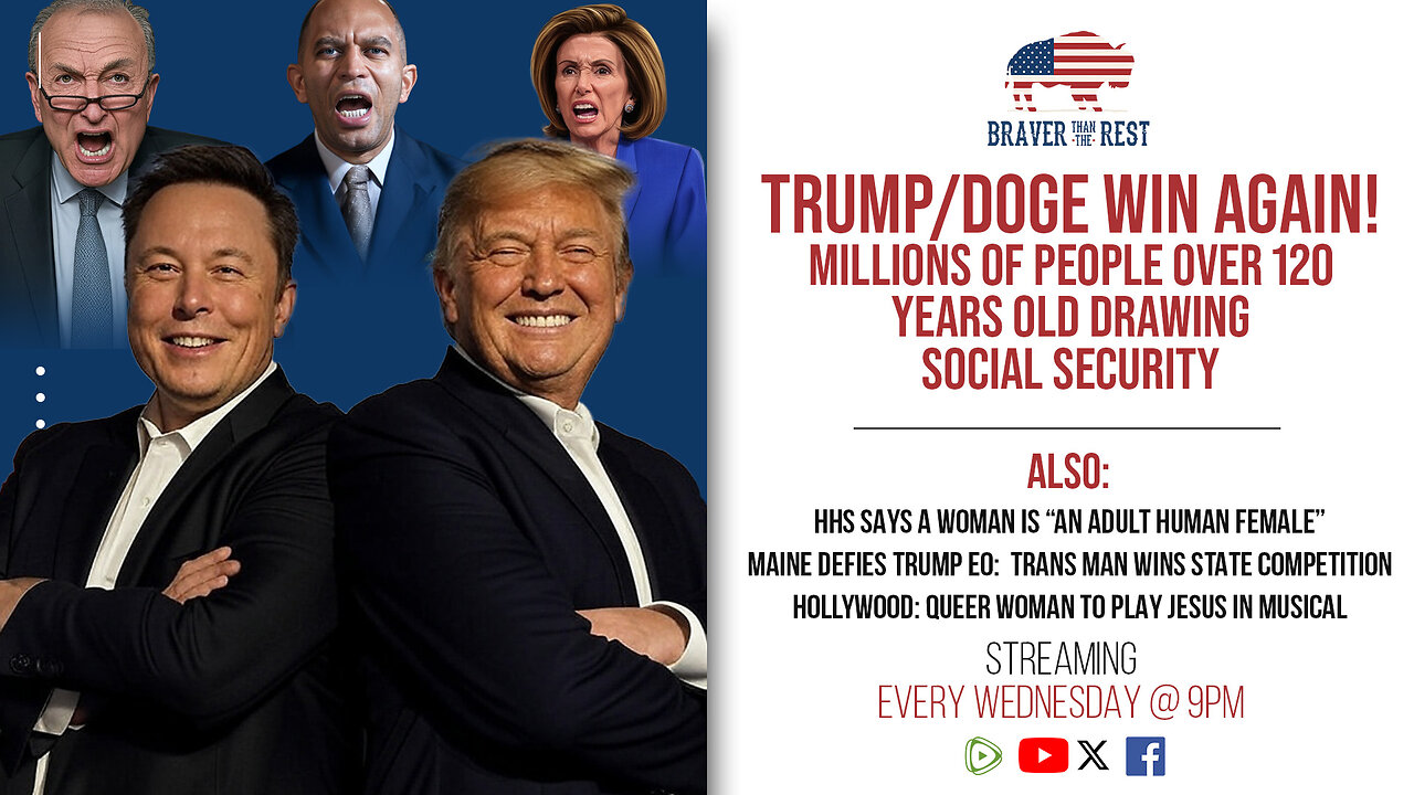 Trump, Musk, and DOGE Win Again! Unveil Rampant Social Security Fraud!