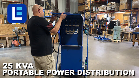25 KVA Portable Power Distribution 480V-120/240V