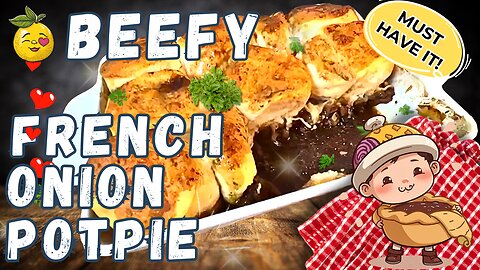 🤯 I Can't Believe This BUDGET Dinner is THIS Good! (Beefy French Onion Potpie) 🥧