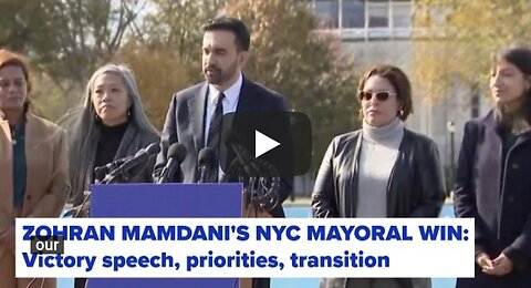 Zohran Mamdani’s NYC mayoral win: Victory speech, priorities, transition