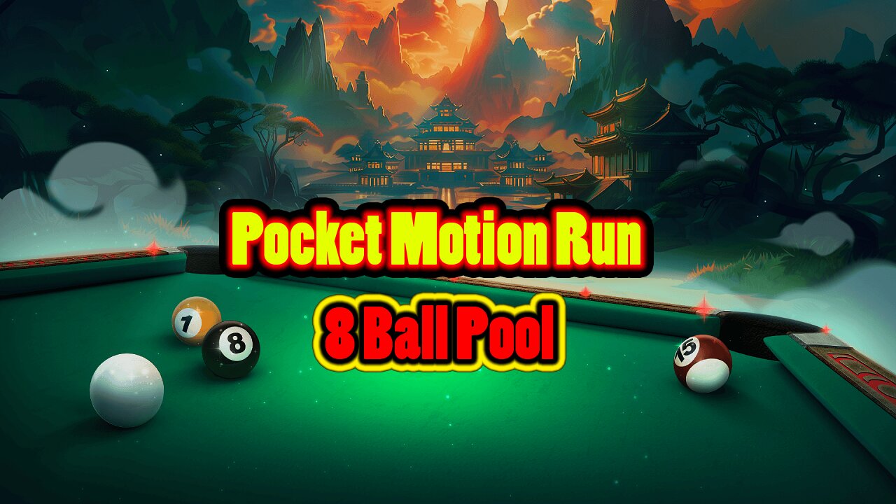 🎱 Pocket Motion Run – Pure Table Flow 8 Ball Pool