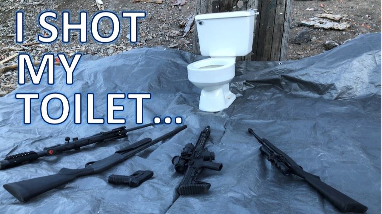 Shooting Grandmas Toilet