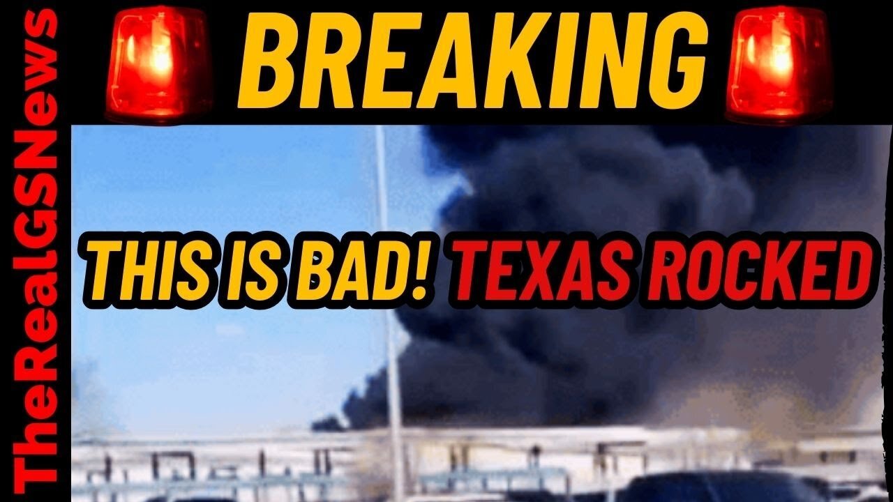 ⚠️ **BREAKING** HUGE EXPLOSION IN TEXAS! BLACK THICK SMOKE SEEN MILES AWAY