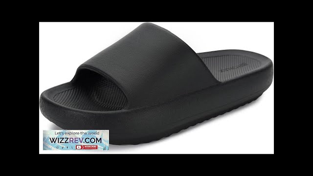 BRONAX Arch Support Slides for Women and Mens Cushioned Thick Sole Review