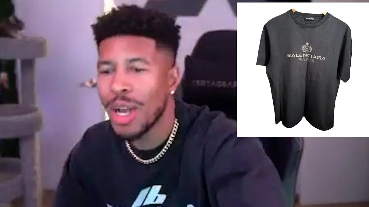 LowTierGod Crashes Out Over His Great Value Luxury T Shirt [REUPLOAD]