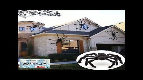 30cm/50cm/75cm/90cm/125cm/150cm/200cm Halloween Giant Black Plush Spider Decoration Haunted Review