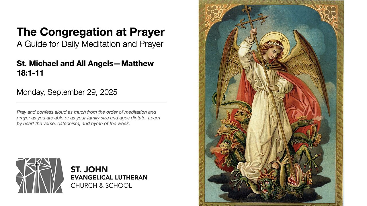 St. Michael and All Angels—Matthew 18:1-11