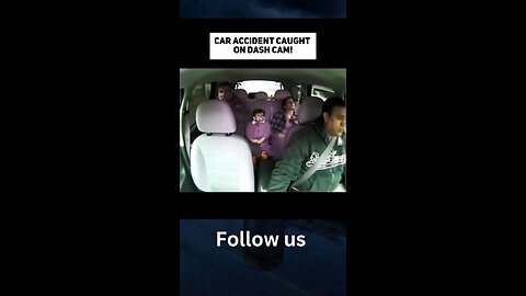 Car accident caught on dash cam