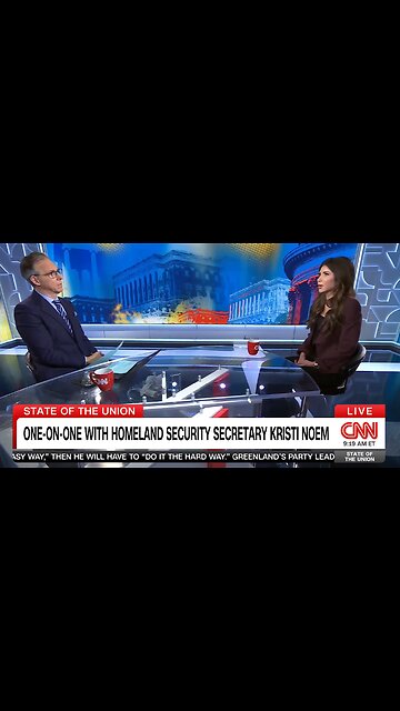 Kristi Noem CALLS OUT Jake Tapper To His Face