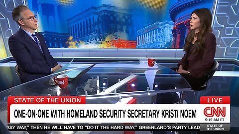 Kristi Noem CALLS OUT Jake Tapper To His Face