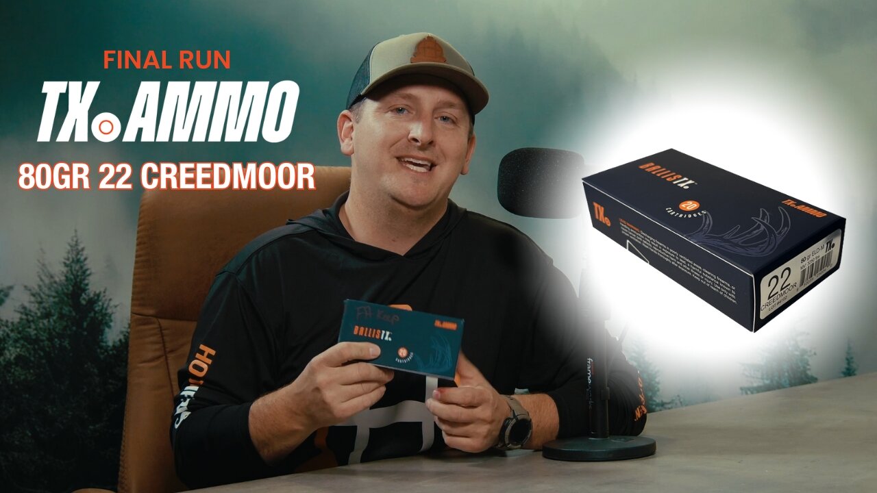 EXCLUSIVE TX Ammo 80gr 22 Creedmoor: Get It While It Lasts!