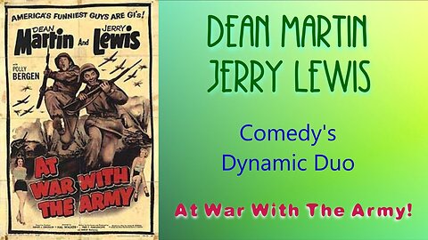 At War With The Army 1950 - Comedy - Dean Martin, Jerry Lewis - Full Movie - 720P