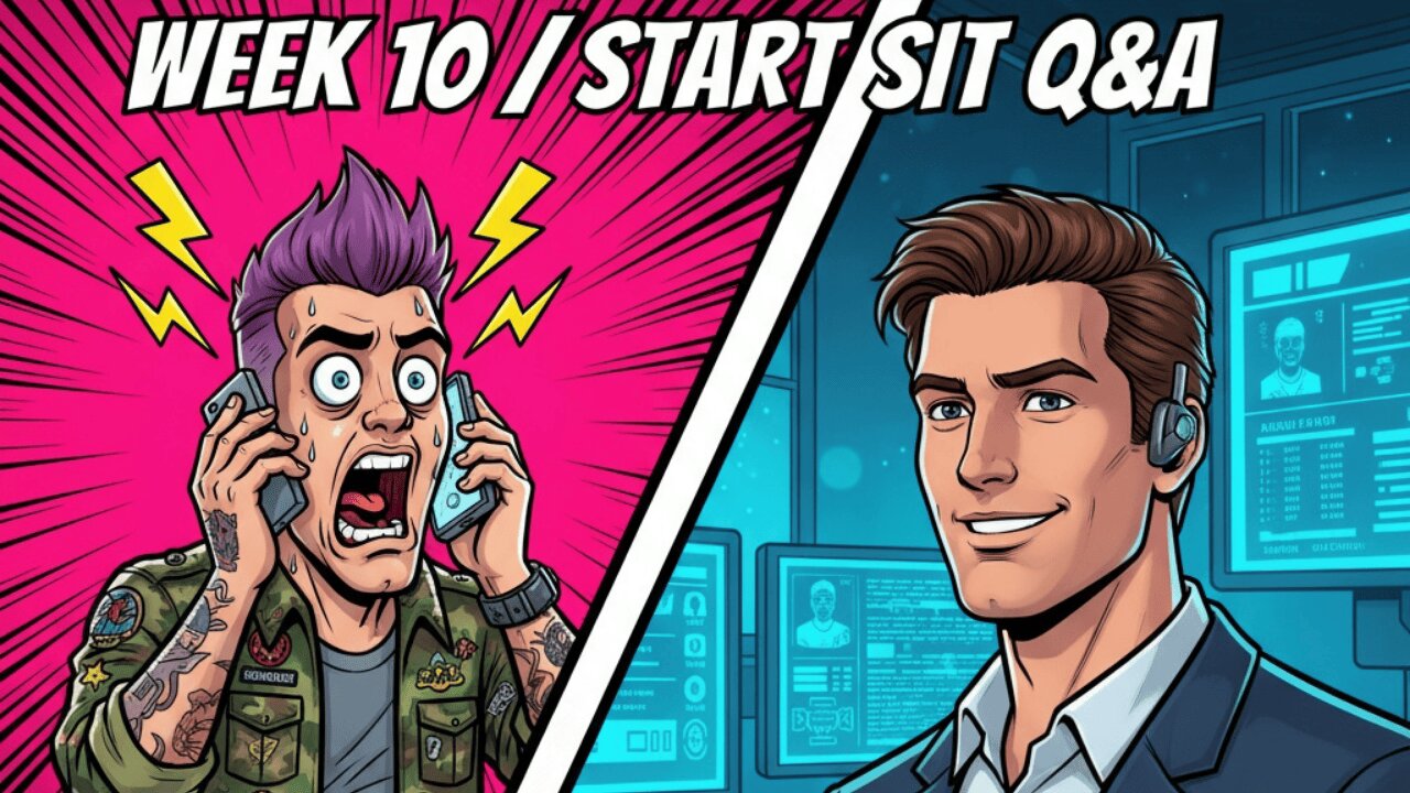 Who Should You Start For Week 10 Fantasy Football?