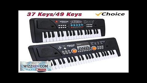 BIGFUN 37 Keys/49 Keys USB Electronic Organ Keyboard Piano Digital Music Electronic Review