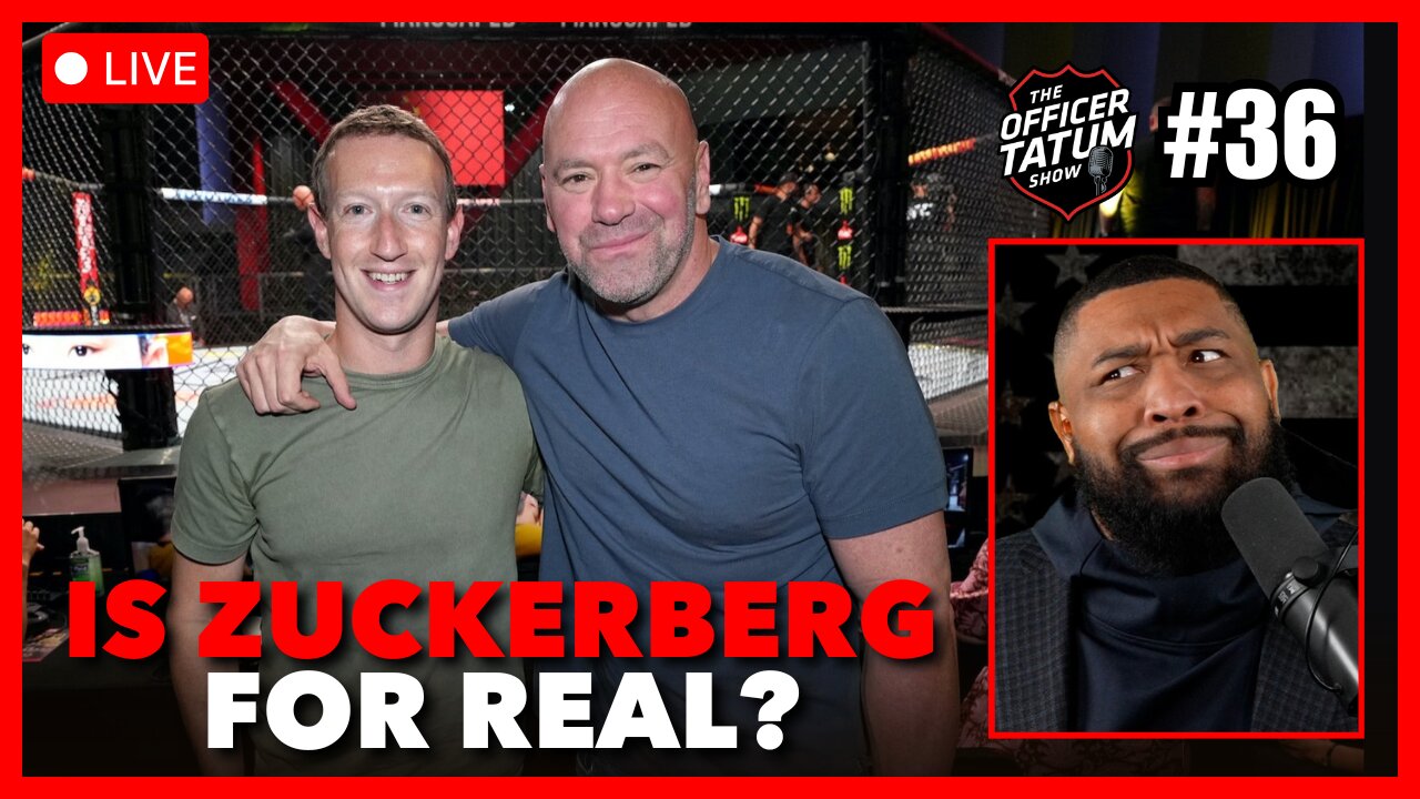 LIVE Zuckerberg ENDS Censorship on Meta as Dana White JOINS Board + MORE | Officer Tatum Show EP 35