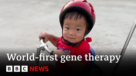 Boy with rare condition amazes doctors after world-first gene therapy | BBC News