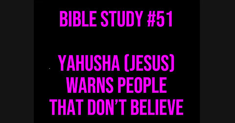 Good Morning 🪴 Bible Study #51 📖 Jesus Warns People That Don’t Believe #ASL #deaf