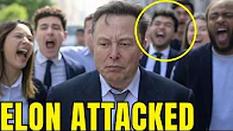 Trump Thug Elon Musk ATTACKED by CROWD in BROAD DAYLIGHT: "GO AWAY ELON!"