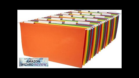 Amazon Basics Hanging Organizer File Folder Letter Size Assorted Colors Review