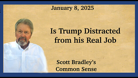 Is Trump Distracted from his Real Job?