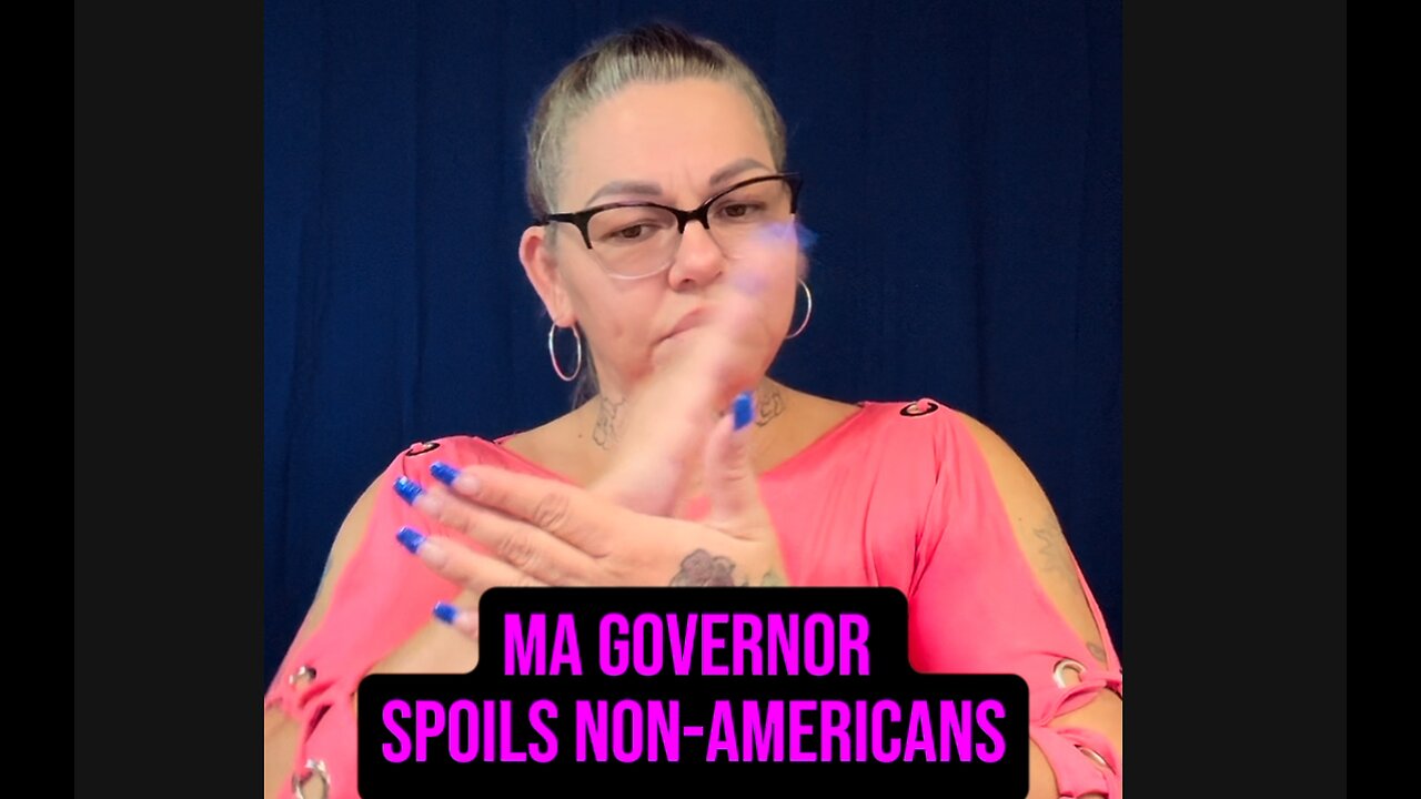 🚨 MA Governor Spoils Non-Americans 😱 #asl #deaf #signlanguage